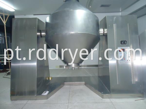 Double Conical Rotary Vacuum Drying Machine for Organic Solvent Drug